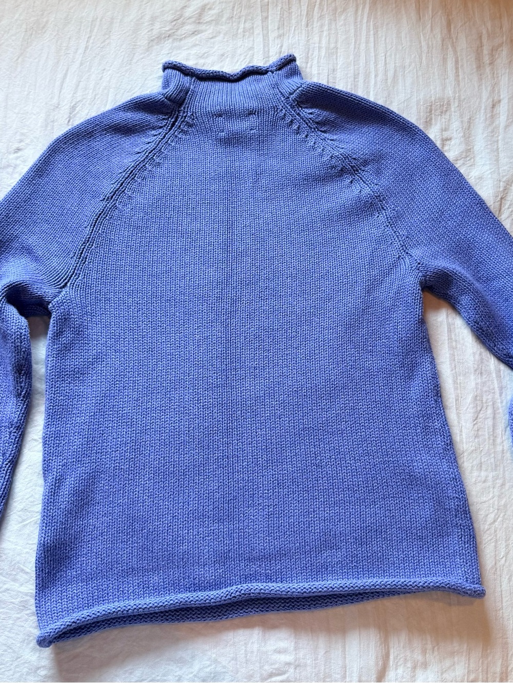 J. Crew Periwinkle 1988 rollneck sweater